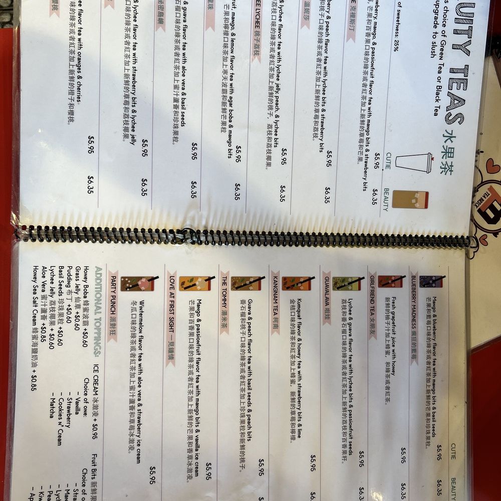 Tea Brick - Menu - Tea Rooms Near Me - Monterey Park, California