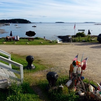 Anna's Water's Edge Restaurant - View from the take out window - Seafood Near Me - Phippsburg, Maine