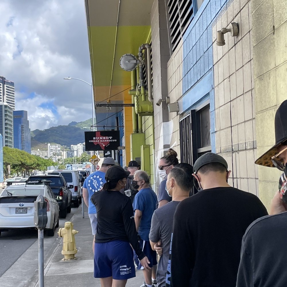 Sunset Texas Barbecue - Thank goodness we weren't the last in line! - Barbeque Near Me - Honolulu, Hawaii Sunset Texas Barbecue - Thank goodness we weren't the last in line! - Barbeque Near Me - Honolulu, Hawaii