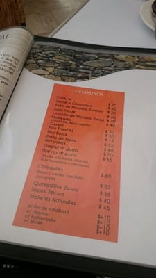 Menu photo 3 Centenario Juárez, CHH