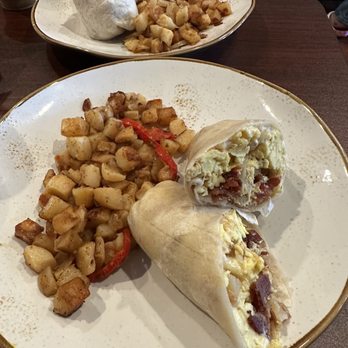Xulo Coffee Bar - Bacon Breakfast burrito with white cheddar cheese. - Coffee & Tea Near Me - Elk Grove, California