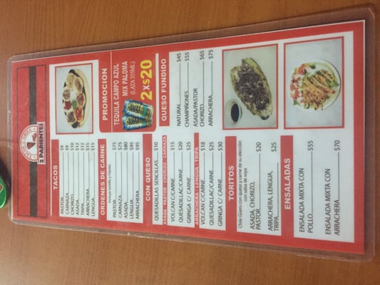 Menu photo 2 Tacos & Grill 2 Parientes Guadalajara, JAL
