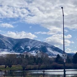 Paridae Cafe - The view of the Bridgers.