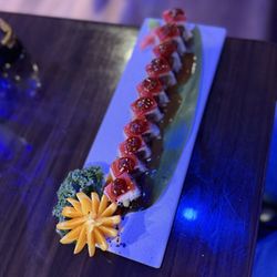 Sticky Rice Lao Thai and Sushi - Tuna on Fire Roll