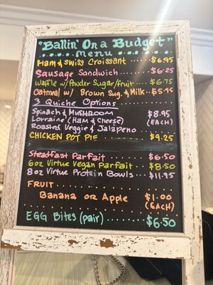 Menu photo 1 Steadfast Cafe Long Beach, CA