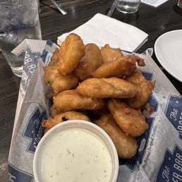 Deep fried pickles