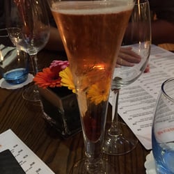Il Caffè di Napoli - Paul gave us prosecco w Campari, sweet and delicious