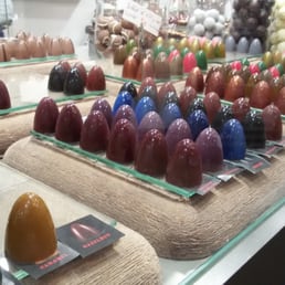 Bullet shaped chocolates