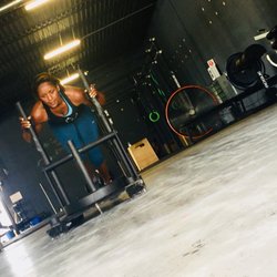 Full body sled push! Overall Fitness!