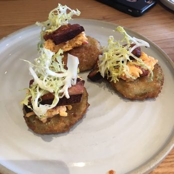 Yardbird Table & Bar - Fried Green Tomato ' BLT ' - Southern Near Me - Miami Beach, Florida Yardbird Table & Bar - Fried Green Tomato ' BLT ' - Southern Near Me - Miami Beach, Florida