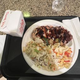 Beef Steak and Chicken Plate Beef Steak and Chicken Plate