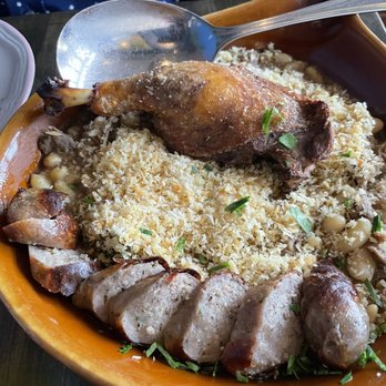 Bar Purlieu - Cassoulet with lamb and duck confit. Hearty and savory perfection. - French Near Me - Eugene, Oregon Bar Purlieu - Cassoulet with lamb and duck confit. Hearty and savory perfection. - French Near Me - Eugene, Oregon