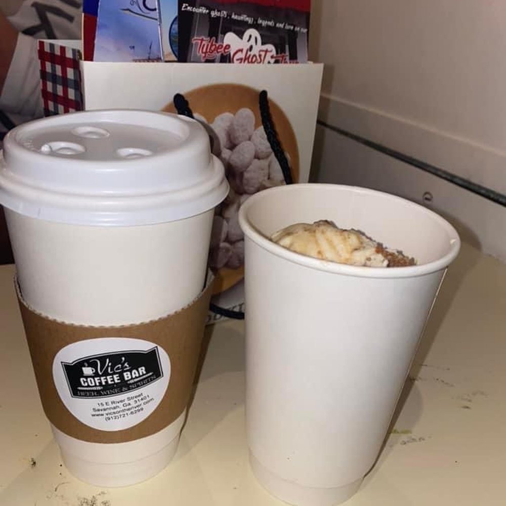Carmel macchiato and Affogato. Carmel macchiato and Affogato.