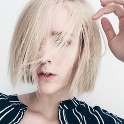 Jennifer Shinn - After: insanely healthy white blonde!