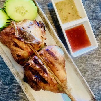 Nok’s Kitchen - Chicken Thigh Skewer - Laotian Near Me - Westminster, California Nok’s Kitchen - Chicken Thigh Skewer - Laotian Near Me - Westminster, California