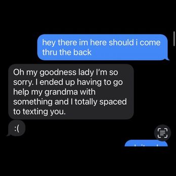 Ambrosia Beauty Bar - i drove an hour and she couldn't text or call me to let me know she would be there ! - Hair Salons Near Me - Sandy, Oregon Ambrosia Beauty Bar - i drove an hour and she couldn't text or call me to let me know she would be there ! - Hair Salons Near Me - Sandy, Oregon