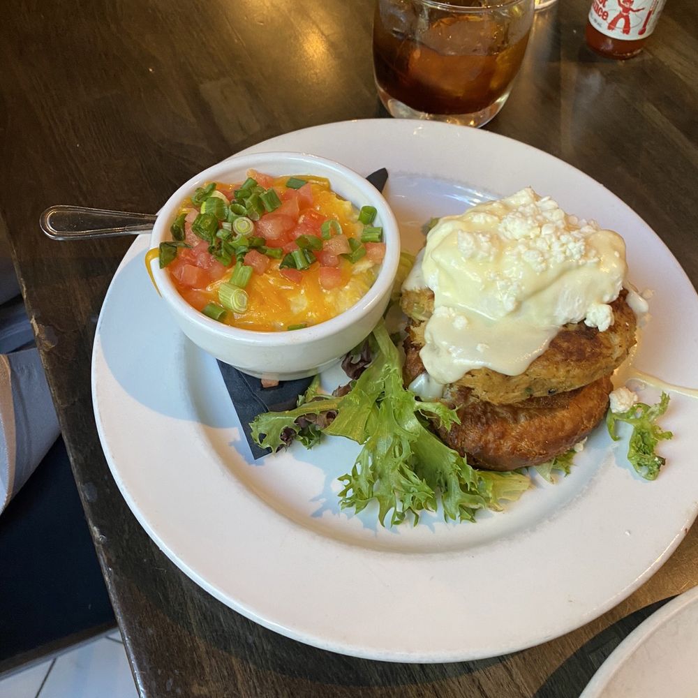 B Matthews Eatery - Fried Green Tomato Benedict - New American Near Me - Savannah, Georgia B Matthews Eatery - Fried Green Tomato Benedict - New American Near Me - Savannah, Georgia