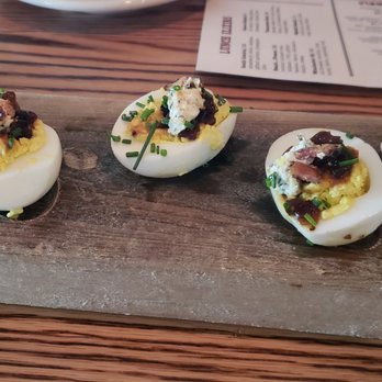 Whiskey Cake Kitchen & Bar - deviled eggs - New American Near Me - Katy, Texas Whiskey Cake Kitchen & Bar - deviled eggs - New American Near Me - Katy, Texas