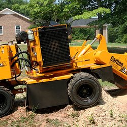 West Metro Stump Grinding - Carlton 7015 can grind the largest of stumps and can also get through tight spaces.