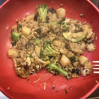 Flat Top Grill - DIY bowl with seitan, mushrooms, and veggies - Asian Fusion Near Me - Chicago, Illinois Flat Top Grill - DIY bowl with seitan, mushrooms, and veggies - Asian Fusion Near Me - Chicago, Illinois