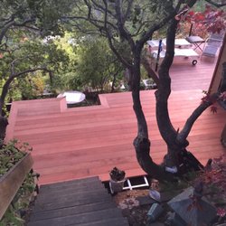 MT Landscaping - Redwood deck