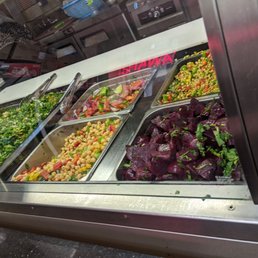 Amazing selection of salads