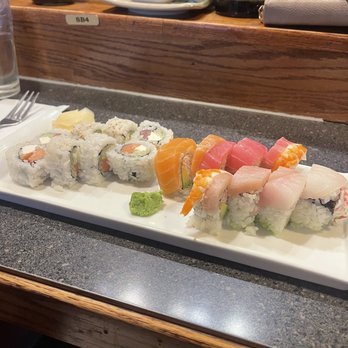 Ninja Japanese Steakhouse - The rainbow and the Philly roll - Japanese Near Me - Cedar City, Utah