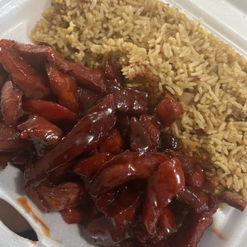 China Brothers Restaurant - Pork fried rice with boneless ribs - Chinese Near Me - Orlando, Florida