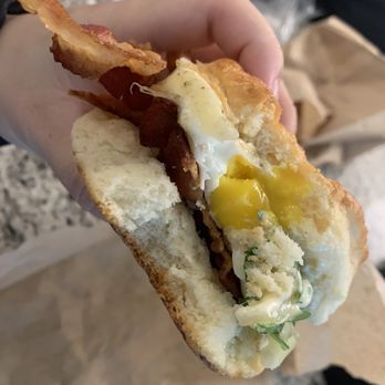 Iggy's Eggies - Jammy egg yolk was good, bacon was crispy - Breakfast & Brunch Near Me - Detroit, Michigan Iggy's Eggies - Jammy egg yolk was good, bacon was crispy - Breakfast & Brunch Near Me - Detroit, Michigan