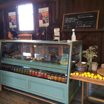 Pie Ranch - Front display case - Farmers Market Near Me - Pescadero, California Pie Ranch - Front display case - Farmers Market Near Me - Pescadero, California