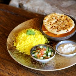 Naked Racer Cafe - Butter Chicken Open Pie