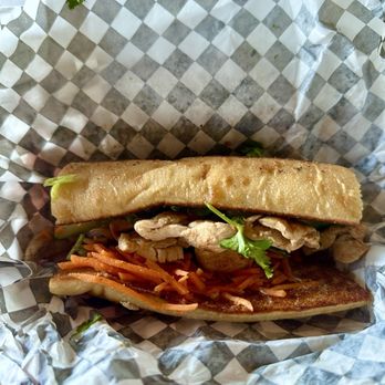 The Blasian Asian - Bahn mi with chicken - Cambodian Near Me - Waco, Texas