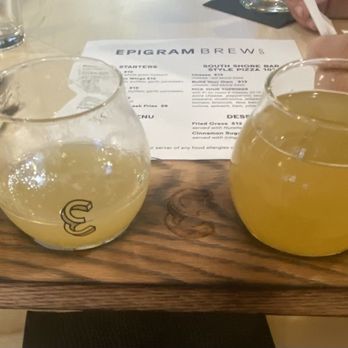 Epigram Brew - Beer Flight - Breweries Near Me - Tyngsborough, Massachusetts Epigram Brew - Beer Flight - Breweries Near Me - Tyngsborough, Massachusetts