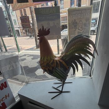 Sweet Krunch - True to the area, this gorgeous rooster watches from a front window - Korean Near Me - Tampa, Florida Sweet Krunch - True to the area, this gorgeous rooster watches from a front window - Korean Near Me - Tampa, Florida