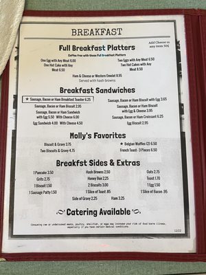 Menu photo 1 Molly's Diner Warren, AR Menu photo 1 Molly's Diner Warren, AR
