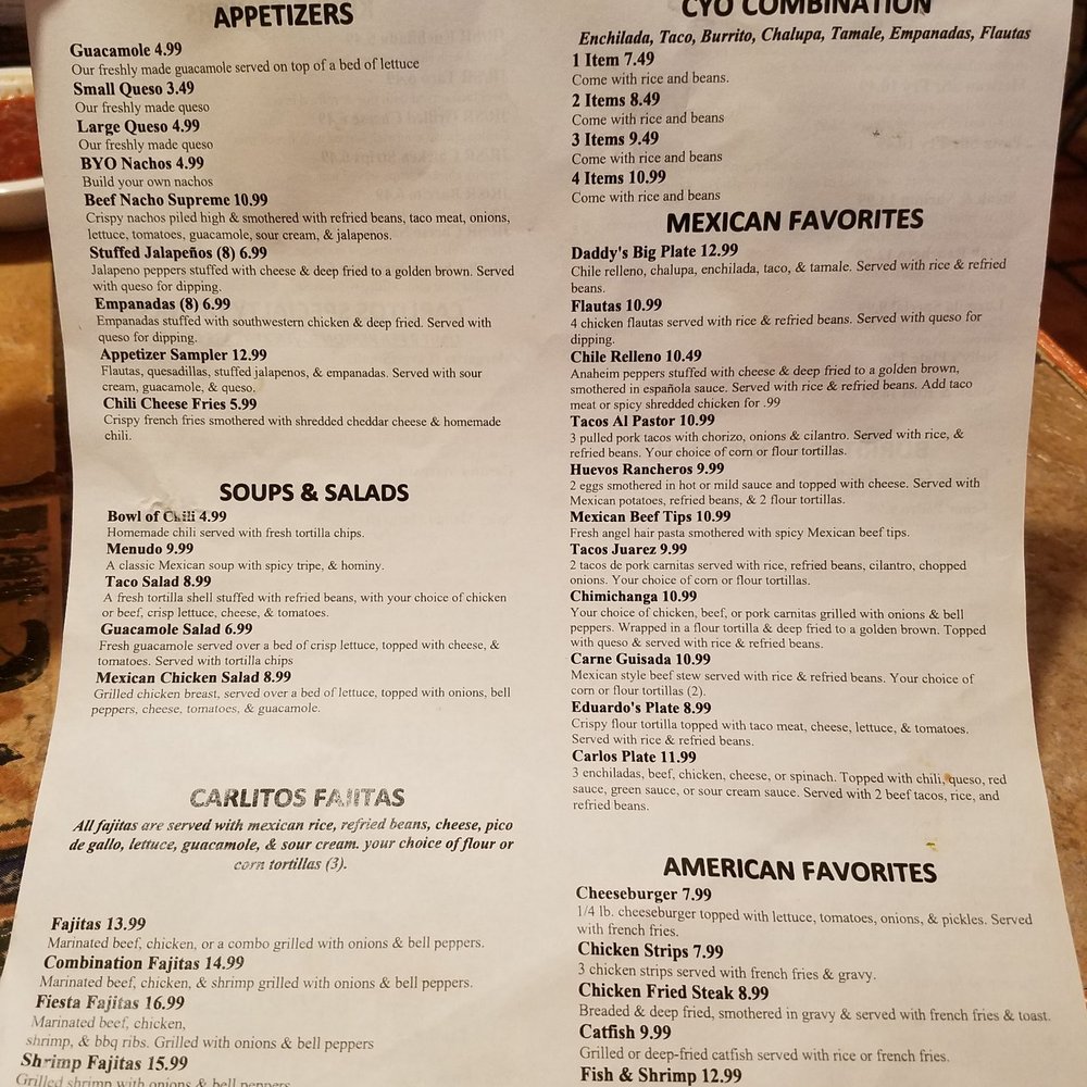 Carlitos Mexican Restaurant - Mexican Near Me - Burkburnett, Texas Carlitos Mexican Restaurant - Mexican Near Me - Burkburnett, Texas