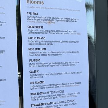 Bloom Bagels - Bloom bagel menu - Bagels Near Me - Campbell, California