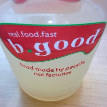 B.GOOD - Lemonade with rosemary, pretty damn good I must say - Burgers Near Me - Boston, Massachusetts B.GOOD - Lemonade with rosemary, pretty damn good I must say - Burgers Near Me - Boston, Massachusetts