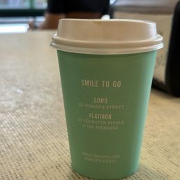 Decaf latte