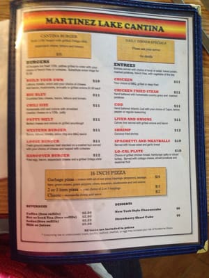 Menu photo 2 Martinez Lake Cantina Yuma, AZ Menu photo 2 Martinez Lake Cantina Yuma, AZ