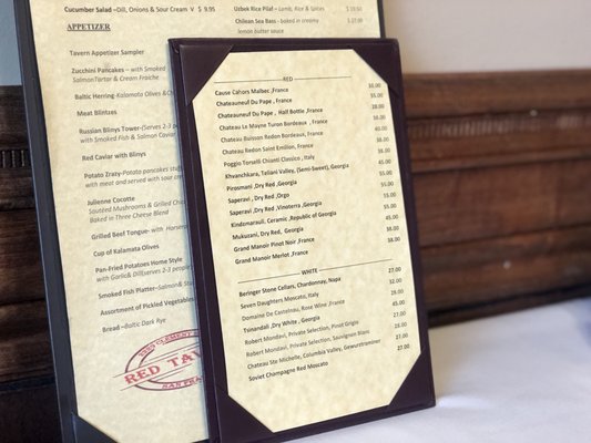 Menu photo 4 Red Tavern San Francisco, CA