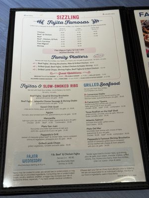 Menu photo 1 Pappasito's Cantina Houston, TX