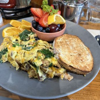 Berkeley Social Club - Francis Scramble minus onions swapped out with mushrooms. - Breakfast & Brunch Near Me - Berkeley, California Berkeley Social Club - Francis Scramble minus onions swapped out with mushrooms. - Breakfast & Brunch Near Me - Berkeley, California