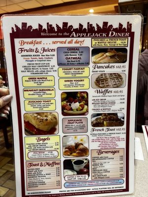 Menu photo 5 Applejack Diner New York, NY