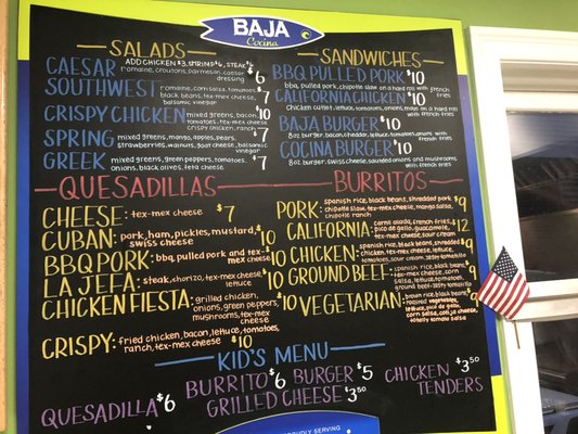 Menu photo 1 Baja Cocina Ridgefield, CT