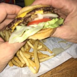 JC's - Double Double with fries
