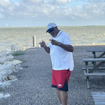 TopWater Grill - Dad at TopWater Grill - Seafood Near Me - San Leon, Texas TopWater Grill - Dad at TopWater Grill - Seafood Near Me - San Leon, Texas