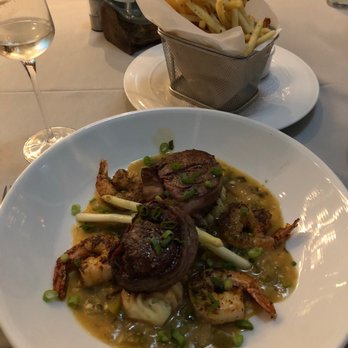 DRIFT - Wagyu pontchartrain and a side of fries - Seafood Near Me - Pensacola Beach, Florida DRIFT - Wagyu pontchartrain and a side of fries - Seafood Near Me - Pensacola Beach, Florida