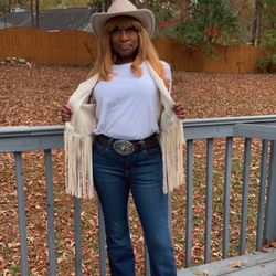 Me getting ready to go horseback riding