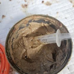 Medication left in food to reuse.